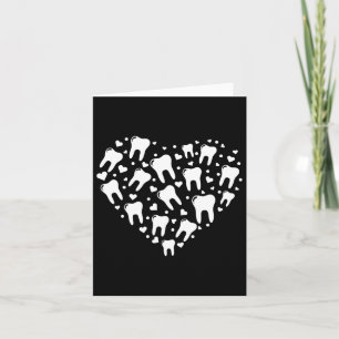 Valentinstag Zahnarzt Zahnarzthygienist Herz Karte