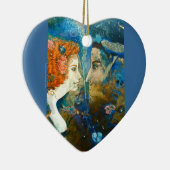 Valentinstag-Zeichen Keramikornament (Rechts)