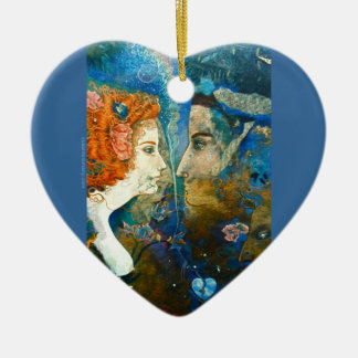 Valentinstag-Zeichen Keramikornament
