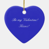 Valentinstag-Zeichen Keramikornament (Hinten)