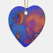 Valentinstag-Zeichen Keramikornament (Links)