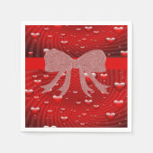 Valentinstag Zeitung Napkins Serviette (Vorderseite)