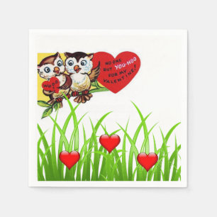 Valentinstag Zeitung Napkins Serviette