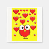 Valentinstag Zeitung Napkins Serviette (Vorderseite)