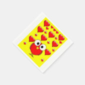 Valentinstag Zeitung Napkins Serviette (Ecke)