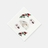 Valentinstag Zeitung Napkins Serviette (Ecke)