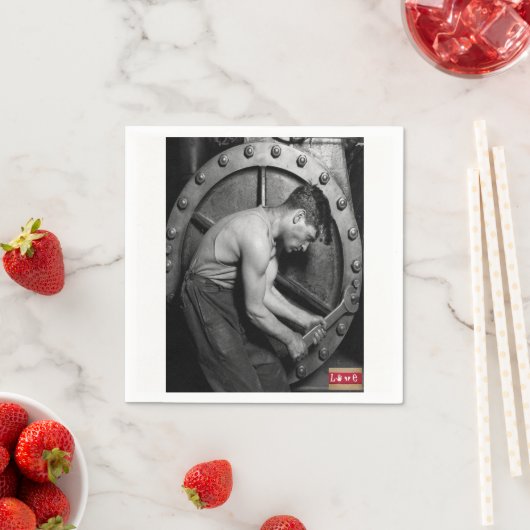 Valentinstag Zeitung Napkins Serviette (Beispiel)