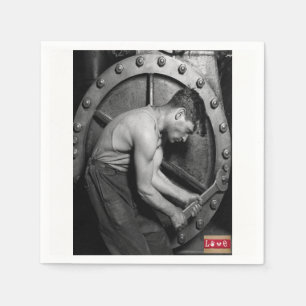 Valentinstag Zeitung Napkins Serviette