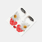 Valentinstag Zeitung Napkins Serviette (Ecke)