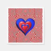 Valentinstag Zeitung Napkins Serviette (Vorderseite)