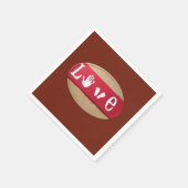 Valentinstag Zeitung Napkins Serviette (Ecke)