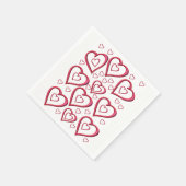 Valentinstag Zeitung Napkins Serviette (Ecke)