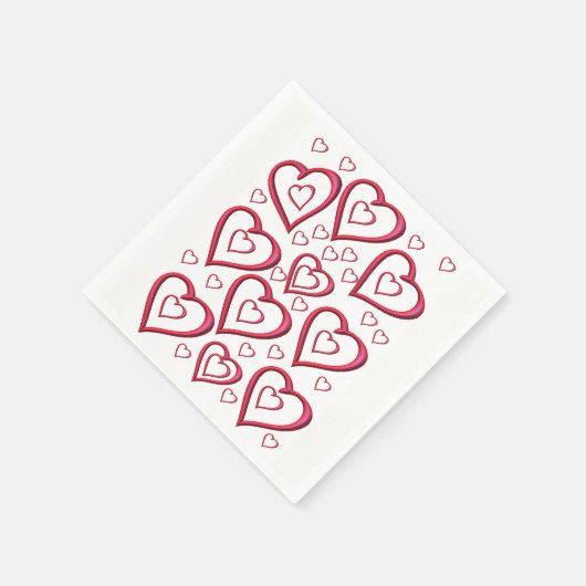 Valentinstag Zeitung Napkins Serviette (Ecke)