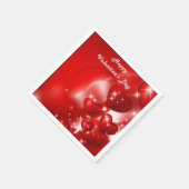 Valentinstag Zeitung Napkins Serviette (Ecke)