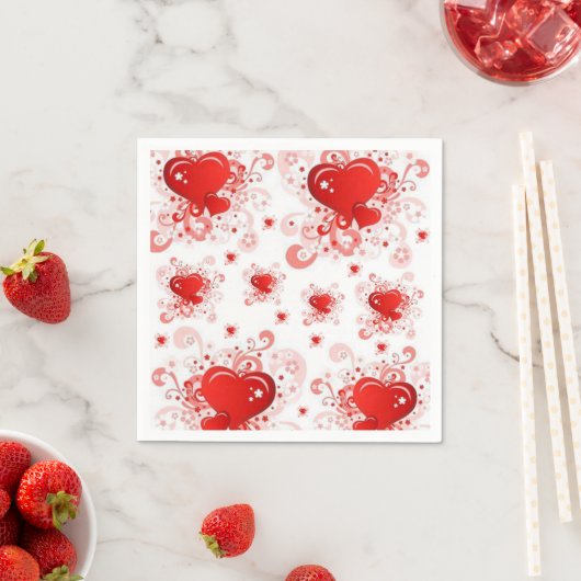 Valentinstag Zeitung Napkins Serviette (Beispiel)