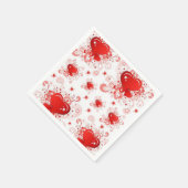 Valentinstag Zeitung Napkins Serviette (Ecke)