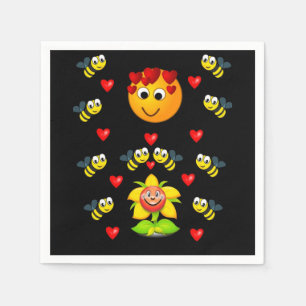 Valentinstag Zeitung Napkins Serviette