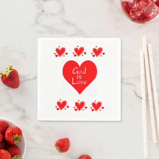 Valentinstag Zeitung Napkins Serviette (Beispiel)