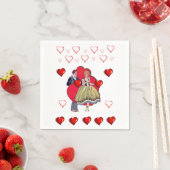 Valentinstag Zeitung Napkins Serviette (Beispiel)