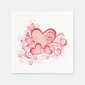 Valentinstag Zeitung Napkins Serviette (Vorderseite)