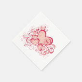 Valentinstag Zeitung Napkins Serviette (Ecke)