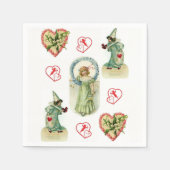 Valentinstag Zeitung Napkins Serviette (Vorderseite)