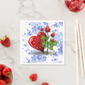 Valentinstag Zeitung Napkins Serviette (Beispiel)