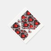 Valentinstag Zeitung Napkins Serviette (Ecke)