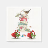 Valentinstag Zeitung Napkins Serviette (Vorderseite)