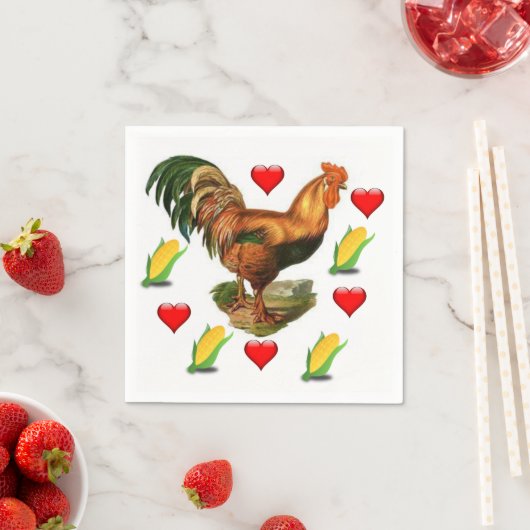 Valentinstag Zeitung Napkins Serviette (Beispiel)