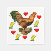 Valentinstag Zeitung Napkins Serviette (Vorderseite)