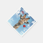 Valentinstag Zeitung Napkins Serviette (Ecke)