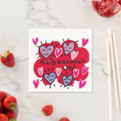 Valentinstag Zeitung Napkins Serviette (Beispiel)