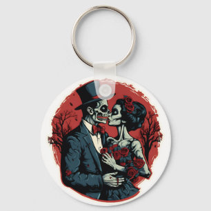 Valentinstag Zombies Liebe Schlüsselanhänger