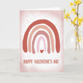 Valentinstag zu Liebe Handgestrichen Weichrot Karte (Gelbe Blume)