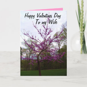 VALENTINSTAG, ZU MEINER EHEFRAU FEIERTAGSKARTE