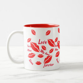 Valentinstag Zweifarbige Tasse