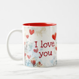 Valentinstag Zweifarbige Tasse