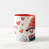 Valentinstag Zweifarbige Tasse (Mittel)