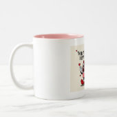 Valentinstag Zweifarbige Tasse (Links)