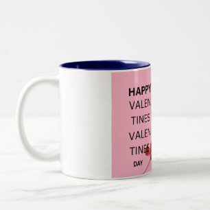 VALENTINSTAG ZWEIFARBIGE TASSE