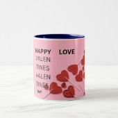 VALENTINSTAG ZWEIFARBIGE TASSE (Mittel)