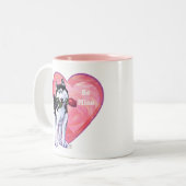 Valentinstag Zweifarbige Tasse (Vorderseite Links)