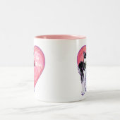 Valentinstag Zweifarbige Tasse (Mittel)