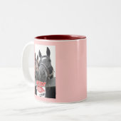 Valentinstag Zweifarbige Tasse (Vorderseite Links)