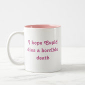 Valentinstag Zweifarbige Tasse (Links)