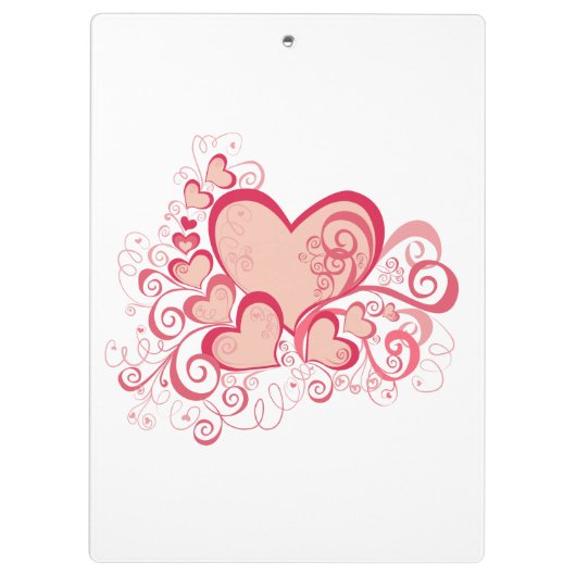 Valentinstag Zwischenablage Klemmbrett (Rückseite)