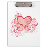 Valentinstag Zwischenablage Klemmbrett (Vorderseite)