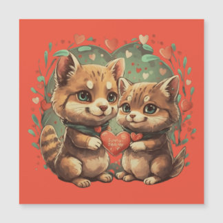 Valentinstage in Liebe Magneteinladung