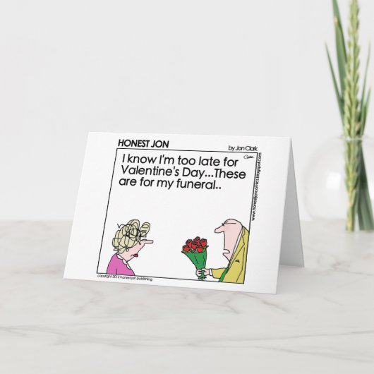 Valentinstagkarte Feiertagskarte (Vorderseite)